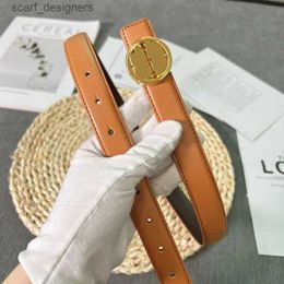 Belts Luxury Designer Belt TomBoy Leather Belts gold Geometric letters Smooth Buckle Waistband Women Ceinture Luxe ladies skinny belt T Girdle Jea Y240419 38G9