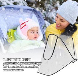 Universal Stroller Rain Cover Waterproof Baby Travel Weather Shield Protect From Dust Snow Wind Rain Raincoat Accessories