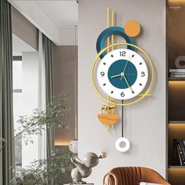 Wall Clocks Fashion Silent Alarm Big Size Vintage Interior Minimalist Design Watch Art Mural Reloj De Pared Decor