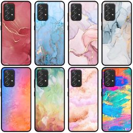Soft Cases For OPPO Realme 9 9i GT Neo 2 2T 3 Neo3 Neo2T GT2 Neo2 Flash Explorer Master Pro Plus 5G Pink Gold Petal Marble Cover