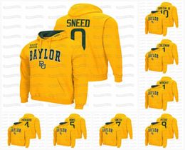 Baylor Bears College Football Hoodie 0 R.J. Sneed 5 Charlie Brewer Lovett Bohanon Zeno Fleeks Woods Ebner Utley Franklin3236542