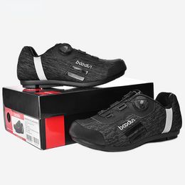 Cycling Shoes Breathable and Nop-slip Road Bike Shoes Outdoor Hiking Sneakers Men Sneakers Flat Racing Bicycle Footwears
