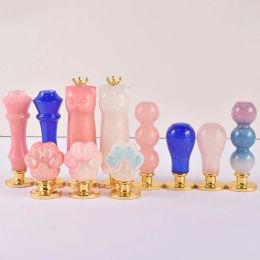 Crystal Handle Silicone Mould for Resin Casting Wax Seal Stamp Handle Wax Stamp Handle Silicone Mould Stamp Making Supply