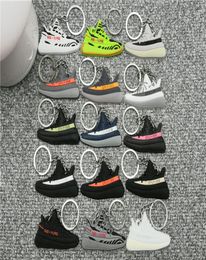 New Fashion Mini Silicone Cute Air Shoes Keychain Charm Women Key Ring Gifts Sneaker Key Holder Pendant Accessories Key Chain1845469