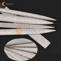 10Pcs Semicircle Diamond File Diamond Grinding Head Needle File For Metal Carving Polishing Wood Carving Craft Files Hand Tools