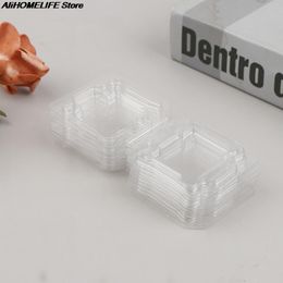 10Pcs CPU Box CPU Plastic Protective Case CPU Clamshell Tray Case Container for Intel A775 A1150 A1155 A1156