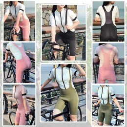 WOSAWE Women Cycling Bib Shorts Coolmax 3D Gel Pad Mountain Bike Short Pants Superelastic Shockproof MTB Road Bicycle Clothing