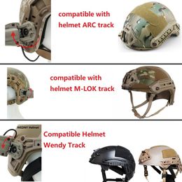 TS TAC-SKY Tactical Helmet ARC/WENDY/MLOK Rail Adapter Compatible with EARMOR M32X/M31X-Mark3 MilPro Military Headset