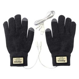 USB Warm Hand Heating Gloves Electric Constant Temperature Winter Hand Warm Gloves Heated Knitting Constant Temperature Mitten