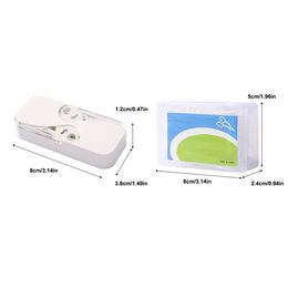 1Set Floss Dispenser Automatic Dental Floss Storage Box Reusable Floss Toothpicks Container Portable Teeth Flosser Holder Tool