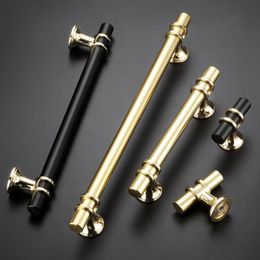 Zinc Alloy Gold Door Handle Kitchen Cabinet Handle Solid Drawer Handle Furniture Handle European Modern Hardware