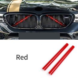 Car Front Grille Trim Strips Cover For BMW X3 X4 X5 G01 G02 G05 F25 F26 2011- 2019 2020 2021 2022 Auto Styling Accessories