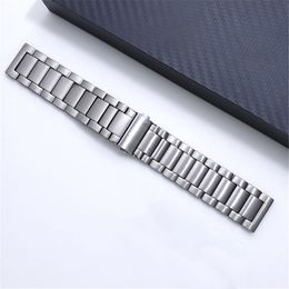 Titanium Alloy Band for Samsung Watch5 6 43 47 40 44mm 3 45MM Luxury Metal Bracelet for Huawei Watch 4 Pro GT2 2e 20 22mm Strap