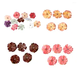 Decorative Flowers 100 Pieces Daisy Flower Head Mini Artificial Home Wreath Headdress