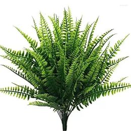 Decorative Flowers Artificial Plants Persian Fern Leaves Greenery Outdoor Fake Plant Wedding Home Garden Window Background Wall Decoration