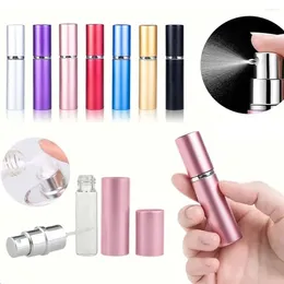 Storage Bottles 10ml Empty Perfume Bottle High Quality Compact Bag Pendant Press Spray Portable Metal Liquid Women