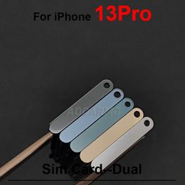 Single Dual SIM Card Tray Slot With Waterproof Rubber Ring Replacement Parts For iPhone 13 Pro 13pro