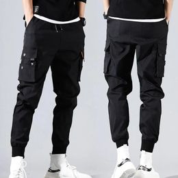 Men Cargo Tactical Pants Work Combat Multipockets Casual Training Trousers Overalls Clothing Joggers Hiking Mens Pant 240411