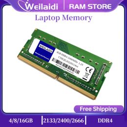 RAMs DDR4 4GB 8GB 16GB Memoria Ram 2400 2666MHz 3200 RAM for Laptop Notebook Memory RAM DDR4 1.2V Laptop RAM 260pin SODIMM Rams