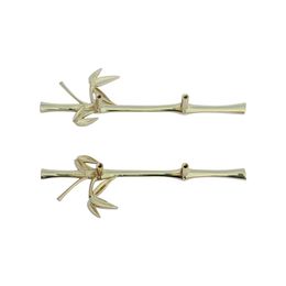 Bamboo Branches Brass Cabinet Door Handles Unique Drawer Pulls Home Decor Dresser Knobs Wardrobe Pulls Furniture Knobs Hardware