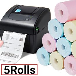 1/5Roll Thermal Paper for Shop Supermarket Pharmacy Mobile Bluetooth POS Computer Cash Registers Printer Accessories