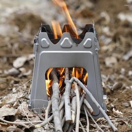 Tools Range Rover Outdoor Portable Wood Stove Ultra-light Camping Fire Wind-proof Picnic Card Home Barbecue.