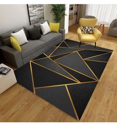 Carpets 60x90cm Nordic Jacquard Crystal Velvet Carpet Mechanical Wash Floor Mats Water Absorption And Quick Drying Rug Living Room