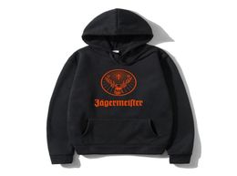 Men039s Hoodies Sweatshirts Menwomen Fashion Hip Hop Long Sleeve Oversize Jagermeister Logo Unisex Clothes Anime Kawaii Hara6466477