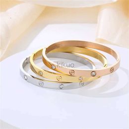 Bangle Simplicity Cuff Bracelets For Women Stainless Steel Charm 2023 Fashio Jewellery Accessories 24411