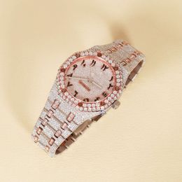 Luxury Looking Fully Watch Iced Out For Men woman Top craftsmanship Unique And Expensive Mosang diamond Watchs For Hip Hop Industrial luxurious 93936