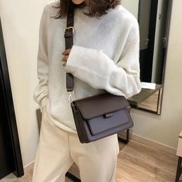 Shoulder Bags Fashion Female Ladies Flap 2024 Strap PU Letter Soft Zipper Solid Crossbody Women's Handbags Casual Totes