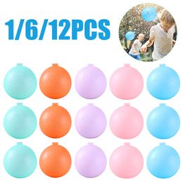 1/5/6/12PCS Water Splash Bombs Balloons Toys Reusable Self Sealing Water Bombs Ball Children Water Games for Yard Or Pool Party