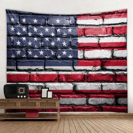 Decor Tapestries Wooden Stone Print Wall Tapestry Wall Hanging Boho Psychedelic Home Decor Background Cloth Camping Tent Travel Mattress R0411