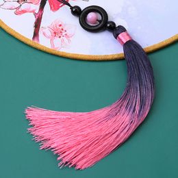 New Gradient 13cm Tassels For Crafts Polyester Silk Tassel Fringe Crafts Jewelry Handmade Sewing Clothing Pendant Decor Bookmark