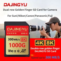 Cards Photography Digital HD Memory Storage Card Xqd 300M 64 128 512GB C10 DAJINGYU V90 HighSpeed SD Card