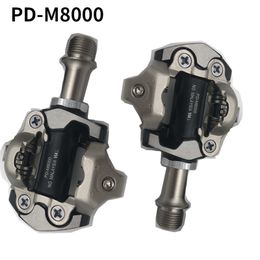 Shimano MTB Pedals PD-M8100/M8000/M8020/M540/M520 Self-Locking SPD Pedals MTB Components Using for Bicycle Racing bike pedals