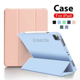 Tablet PC Cases Bags For Ipad Pro 11 12.9 2022 Case Air 5 4 3 7th 8th 9th 10th Generation For iPad Mini 6 Pro 9.7 10.2 10.5 10.9 11 Flip Smart Cover 240411