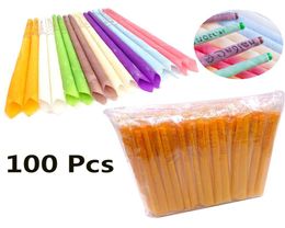 100pcs Ear Treatment Healthy Care Ear Candles Ear Wax Removal Cleaner In Therapy Fragrance Candling3869406