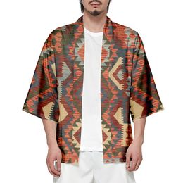 Streetwear Traditional Original Samurai Casual Thin Jacket Men's Japanese Loose Kimono Asian Kimono Cardigan