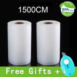 Bags Sous Vide Roll Bags for Vacuum Packing Hine Packaging Food Storage Vacuum Bags for Vacuum Sealer Length is 1500cm