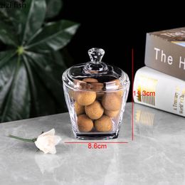 Glass Storage Jar Tea Coffee Tins Bottle Nut Dried Fruit Tanks Modern Home Kitchen Snack Cookie Candy Jars Box Storage Container