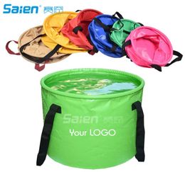 30L Collapsible Bucket Foldable Water Container Portable Folding Wash Pail for Beach Travel Camping Fishing Gardening Car Wa8546634