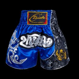 MMA Shorts Professional Amateur Kickboxer Boxing Shorts Womens Mens Kids Boys Girls Embroidery MuayThai Short Pants Fight Wear