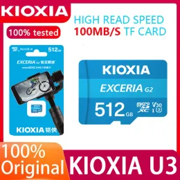Cards KIOXIA High Speed Flash Card Exceria 512GB V30 A1 U3 C10 Full HD Memory MINI SD Card