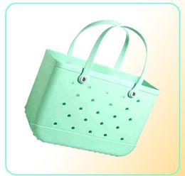 2022Bogg Bag Silicone Beach Custom Tote Fashion Eva Plastic Beach Bags Women Summer3237550