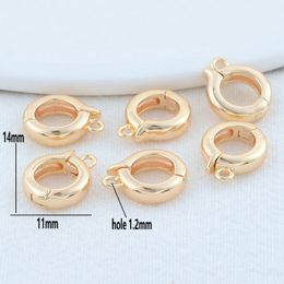 11*14MM 14K Gold Colour Plated Clasps Necklace Clasps High Quality Jewellery Accessories