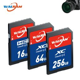 Cards WALRAM Class 10 SD Card 16GB 32GB 64GB 128GB 256GB carte sd Memory Card SDA1HC SD A1 XC Flash usb stick sd cards For Camera