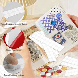 400 Pcs Double-Sided Adhesive Dots Used For Wax Seal Stamp Set, Removable Sticker Tape Dots