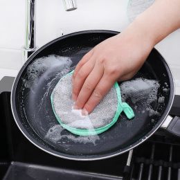 5/10Pcs Double Side Dishwashing Sponges Dish Washing Wipe Kithen Pot Bowls Cleaner Sponge Wipes Household Cleaning Kitchen Tools