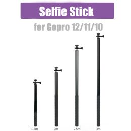 Sticks Selfie Stick for GoPro 12/11 Foldable Aluminum Alloy Phone Holder Handheld 3M Extended Edition Selfie Stick Camera Accessory